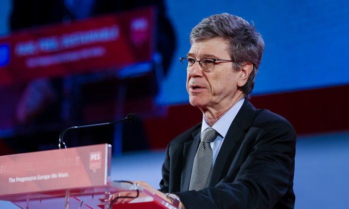 Award speech for the economist Jeffrey Sachs
